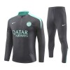 Sudadera De Entrenamiento Paris Saint-Germain Cremallera De Cuarto 2024-25 Gris - Hombre